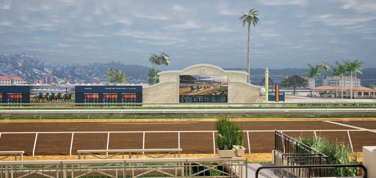 Del Mar Thoroughbred Club - Section Stretch Run Box 1 D Lvl 1 Seat View
