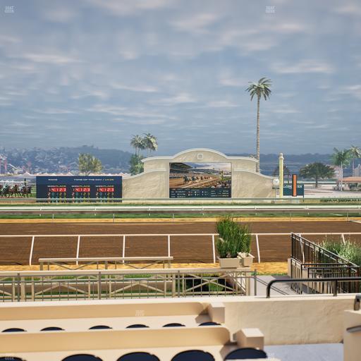 Del Mar Thoroughbred Club - Section Stretch Run Box 1 D Lvl 1 Seat View