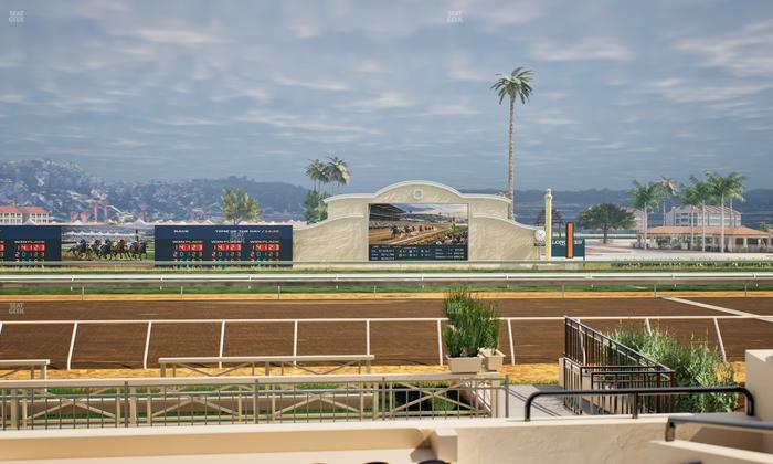 Del Mar Thoroughbred Club - Section Stretch Run Box 1 D Lvl 1 Seat View