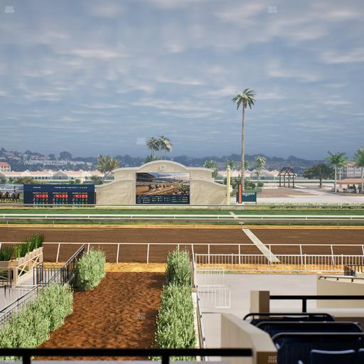 Del Mar Thoroughbred Club - Section Stretch Run Box 1 D Lvl 2 Seat View