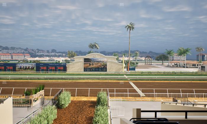 Del Mar Thoroughbred Club - Section Stretch Run Box 1 D Lvl 2 Seat View