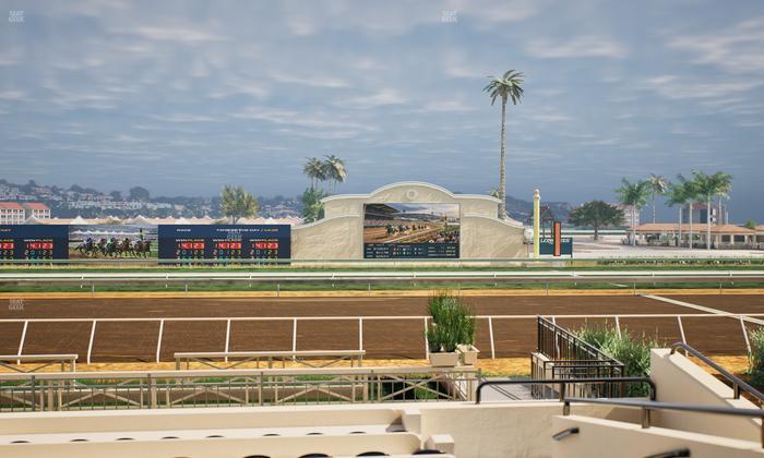 Del Mar Thoroughbred Club - Section Stretch Run Box 1 E Lvl 1 Seat View