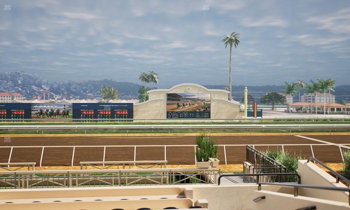 Del Mar Thoroughbred Club - Section Stretch Run Box 1 E Lvl 1 Seat View