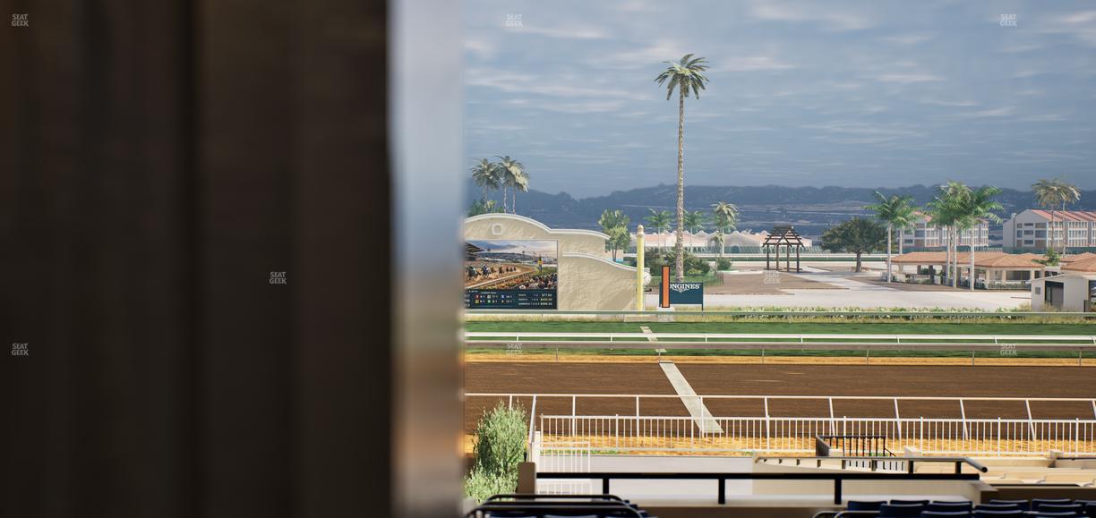 Del Mar Thoroughbred Club - Section Stretch Run Box 1 E Lvl 3 Seat View