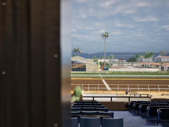 Del Mar Thoroughbred Club - Section Stretch Run Box 1 E Lvl 3 Seat View