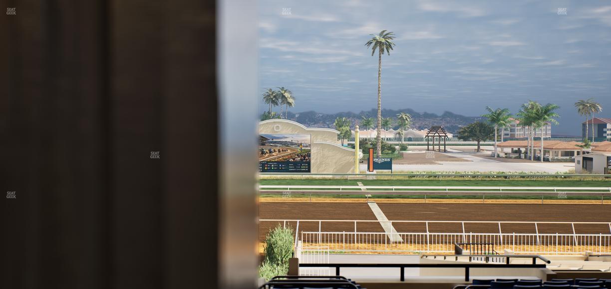Del Mar Thoroughbred Club - Section Stretch Run Box 1 E Lvl 3 Seat View