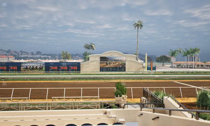 Del Mar Thoroughbred Club - Section Stretch Run Box 1 F Lvl 1 Seat View