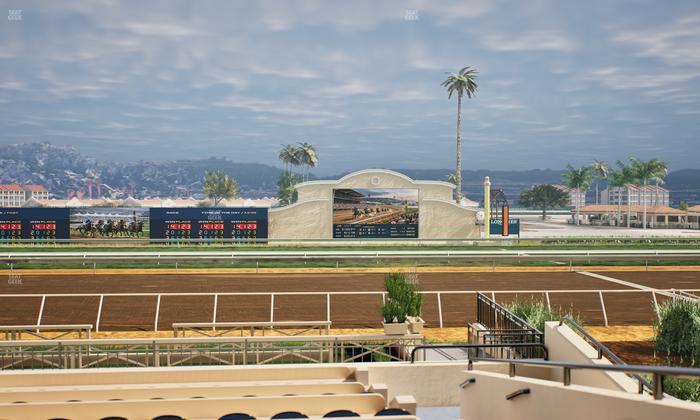 Del Mar Thoroughbred Club - Section Stretch Run Box 1 F Lvl 1 Seat View
