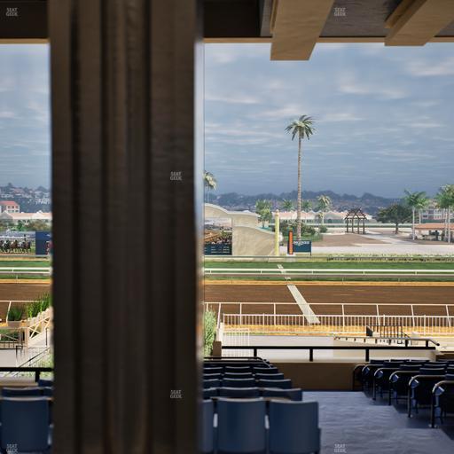 Del Mar Thoroughbred Club - Section Stretch Run Box 1 F Lvl 3 Seat View