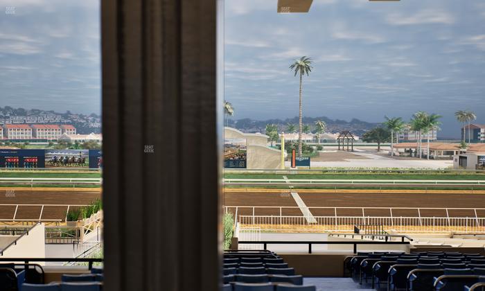 Del Mar Thoroughbred Club - Section Stretch Run Box 1 F Lvl 3 Seat View