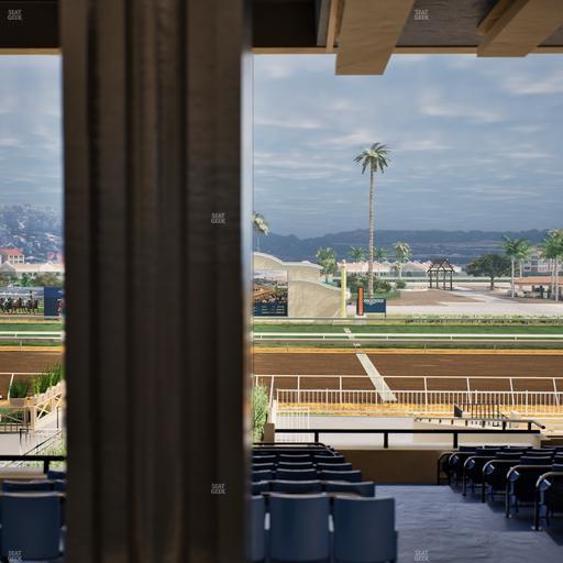 Del Mar Thoroughbred Club - Section Stretch Run Box 1 F Lvl 3 Seat View