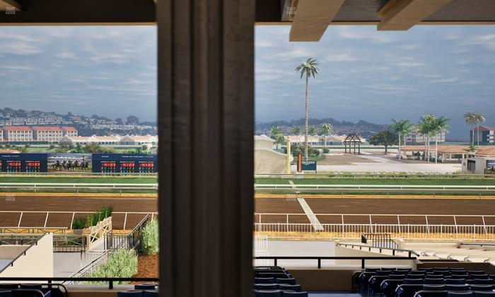 Del Mar Thoroughbred Club - Section Stretch Run Box 1 G Lvl 3 Seat View