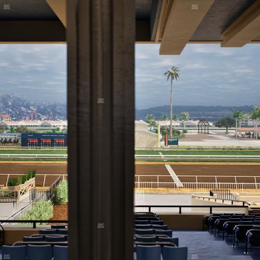 Del Mar Thoroughbred Club - Section Stretch Run Box 1 G Lvl 3 Seat View