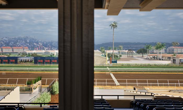 Del Mar Thoroughbred Club - Section Stretch Run Box 1 G Lvl 3 Seat View