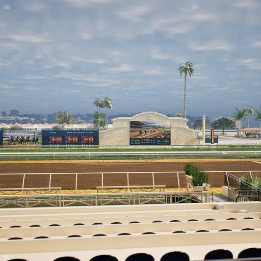 Del Mar Thoroughbred Club - Section Stretch Run Box 10 A Lvl 2 Seat View