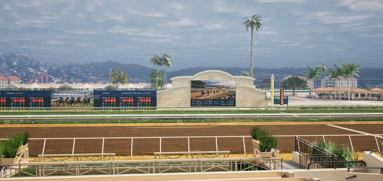 Del Mar Thoroughbred Club - Section Stretch Run Box 10 A Lvl 2 Seat View