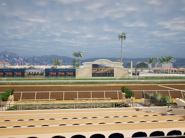 Del Mar Thoroughbred Club - Section Stretch Run Box 10 A Lvl 2 Seat View