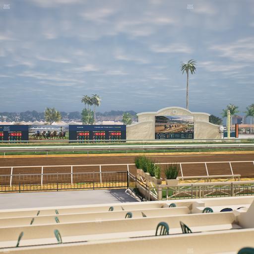 Del Mar Thoroughbred Club - Section Stretch Run Box 10 E Lvl 1 Seat View
