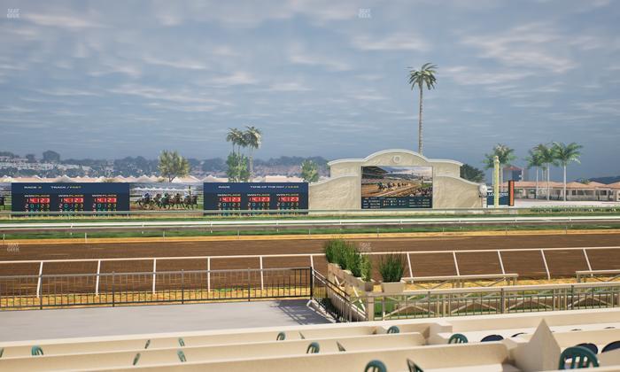 Del Mar Thoroughbred Club - Section Stretch Run Box 10 E Lvl 1 Seat View