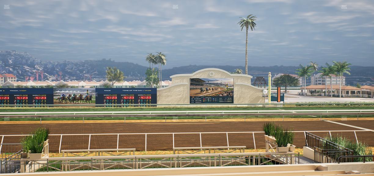 Del Mar Thoroughbred Club - Section Stretch Run Box 11 A Lvl 2 Seat View