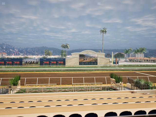 Del Mar Thoroughbred Club - Section Stretch Run Box 11 A Lvl 2 Seat View