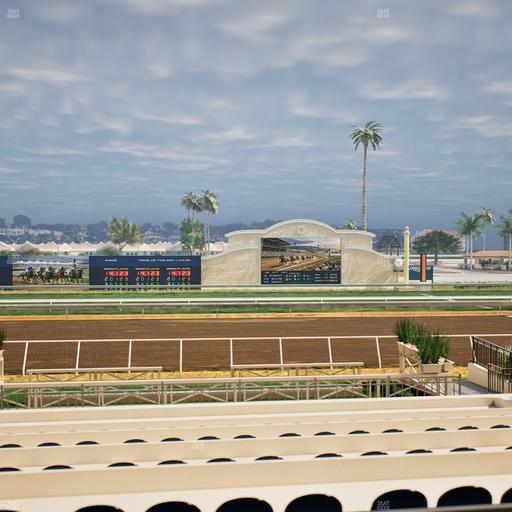Del Mar Thoroughbred Club - Section Stretch Run Box 11 A Lvl 2 Seat View
