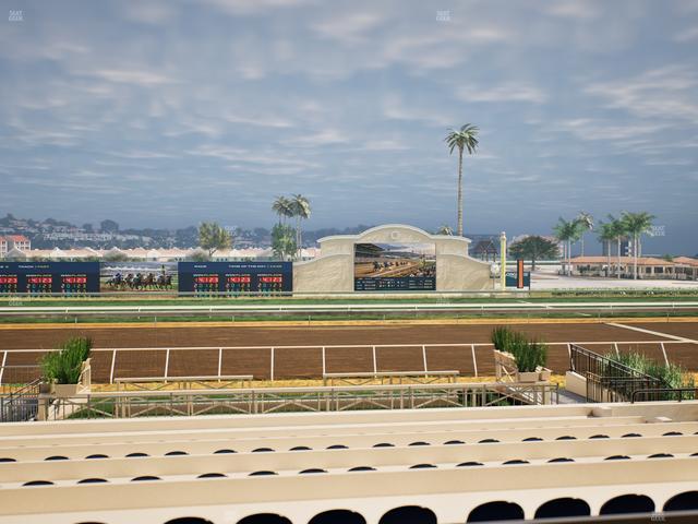 Del Mar Thoroughbred Club - Section Stretch Run Box 11 A Lvl 2 Seat View