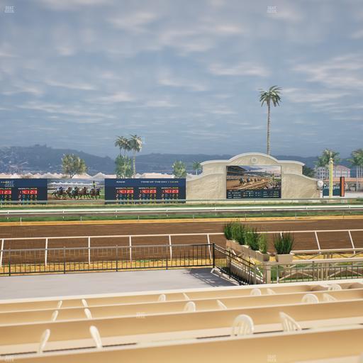 Del Mar Thoroughbred Club - Section Stretch Run Box 11 E Lvl 1 Seat View