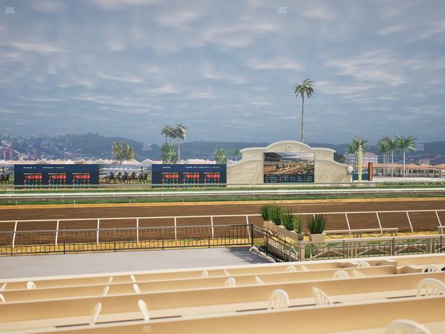 Del Mar Thoroughbred Club - Section Stretch Run Box 11 E Lvl 1 Seat View