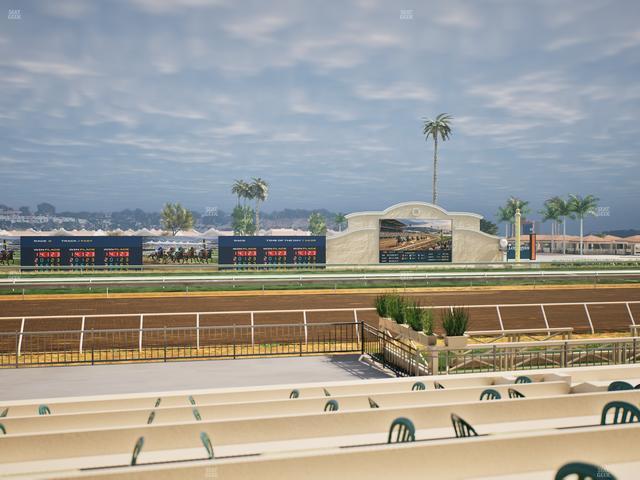 Del Mar Thoroughbred Club - Section Stretch Run Box 11 E Lvl 1 Seat View