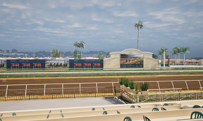 Del Mar Thoroughbred Club - Section Stretch Run Box 11 E Lvl 1 Seat View
