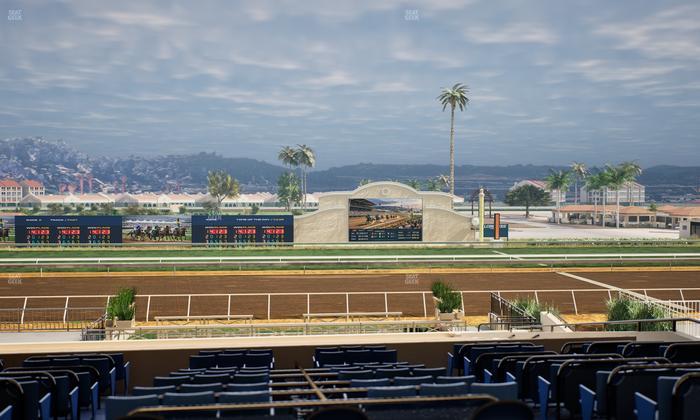 Del Mar Thoroughbred Club - Section Stretch Run Box 11 E Lvl 3 Seat View