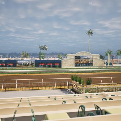 Del Mar Thoroughbred Club - Section Stretch Run Box 11 F Lvl 1 Seat View