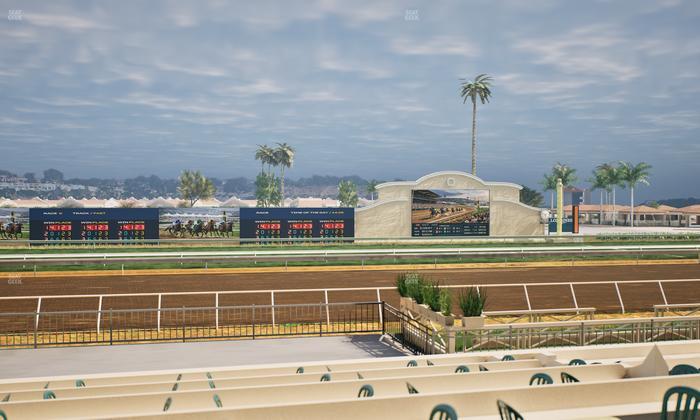 Del Mar Thoroughbred Club - Section Stretch Run Box 11 F Lvl 1 Seat View