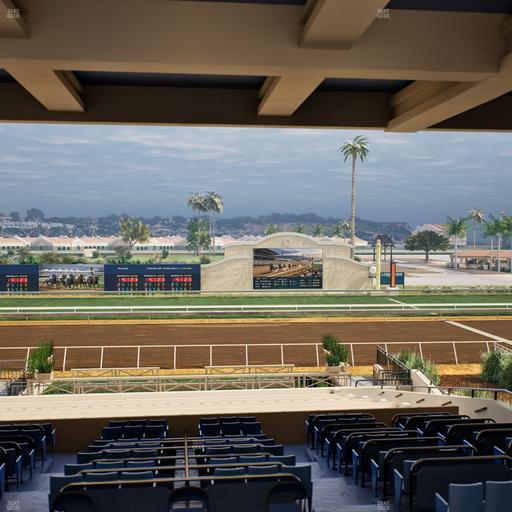 Del Mar Thoroughbred Club - Section Stretch Run Box 11 H Lvl 3 Seat View