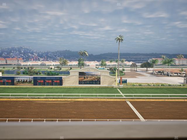 Del Mar Thoroughbred Club - Section Stretch Run Box 11 J Lvl 4 Seat View