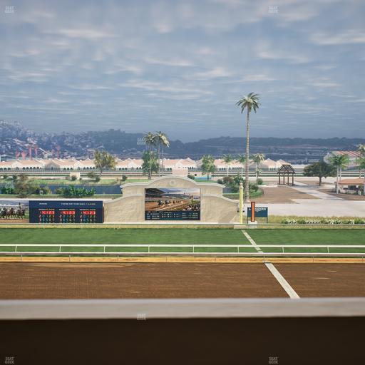 Del Mar Thoroughbred Club - Section Stretch Run Box 11 K Lvl 4 Seat View