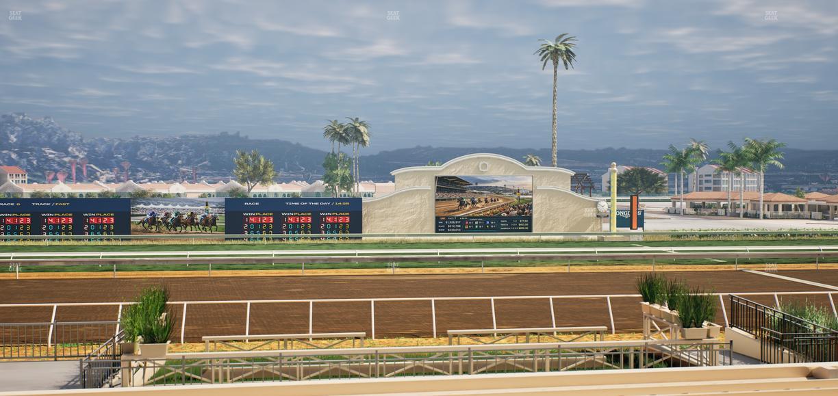 Del Mar Thoroughbred Club - Section Stretch Run Box 12 A Lvl 2 Seat View
