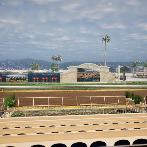 Del Mar Thoroughbred Club - Section Stretch Run Box 12 A Lvl 2 Seat View