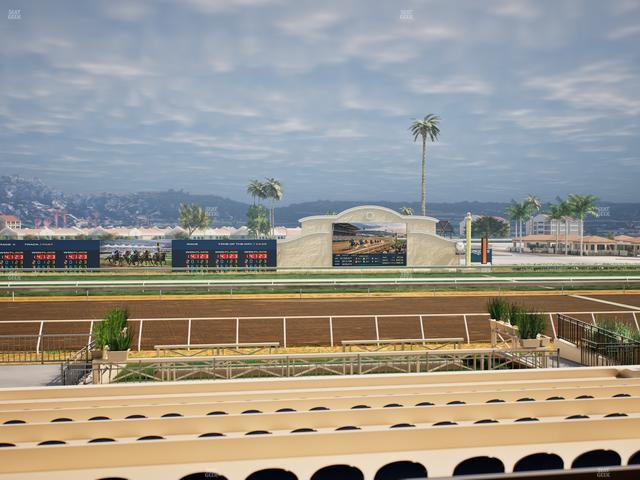 Del Mar Thoroughbred Club - Section Stretch Run Box 12 A Lvl 2 Seat View