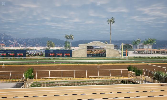 Del Mar Thoroughbred Club - Section Stretch Run Box 12 A Lvl 2 Seat View