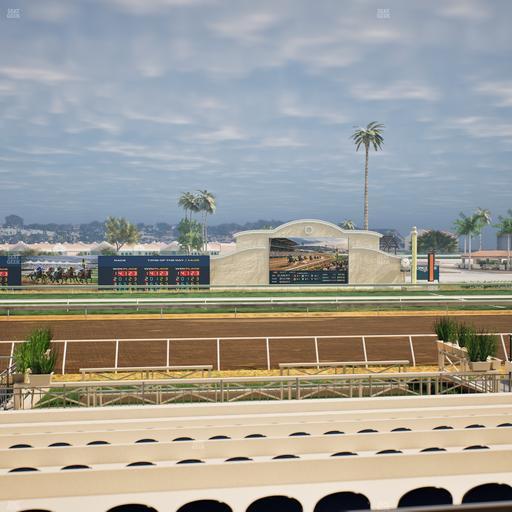 Del Mar Thoroughbred Club - Section Stretch Run Box 12 A Lvl 2 Seat View