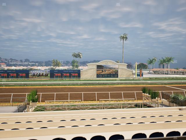 Del Mar Thoroughbred Club - Section Stretch Run Box 12 A Lvl 2 Seat View