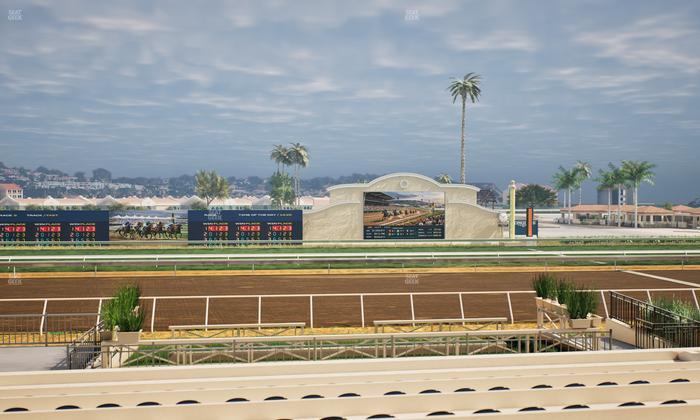 Del Mar Thoroughbred Club - Section Stretch Run Box 12 A Lvl 2 Seat View