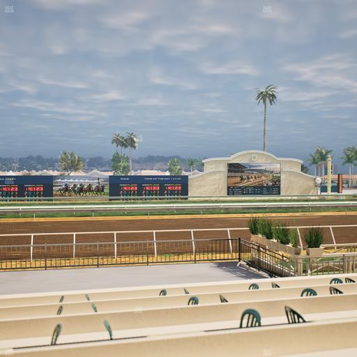 Del Mar Thoroughbred Club - Section Stretch Run Box 12 E Lvl 1 Seat View