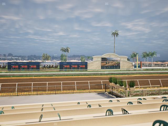 Del Mar Thoroughbred Club - Section Stretch Run Box 12 E Lvl 1 Seat View