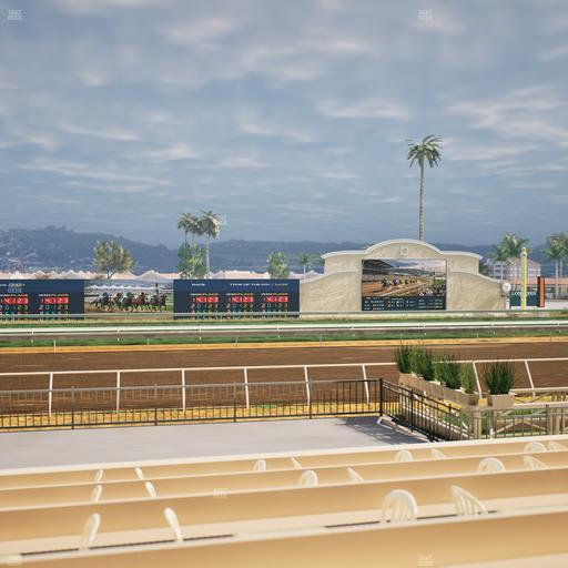 Del Mar Thoroughbred Club - Section Stretch Run Box 12 E Lvl 1 Seat View