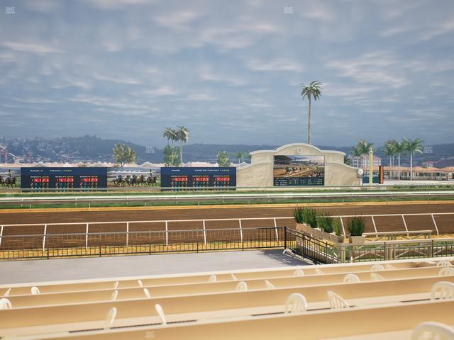 Del Mar Thoroughbred Club - Section Stretch Run Box 12 E Lvl 1 Seat View