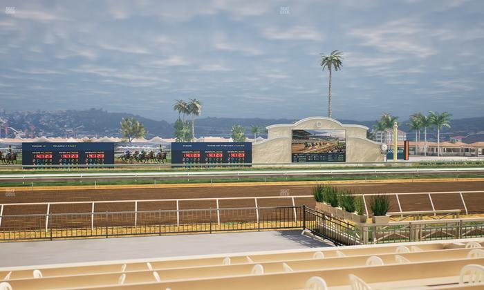 Del Mar Thoroughbred Club - Section Stretch Run Box 12 E Lvl 1 Seat View