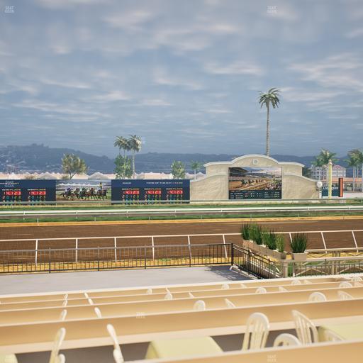 Del Mar Thoroughbred Club - Section Stretch Run Box 12 F Lvl 1 Seat View